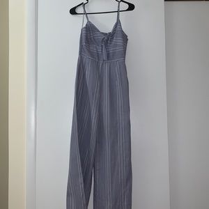 NWT | Harper Heritage | Light Blue & White Striped Jumpsuit
